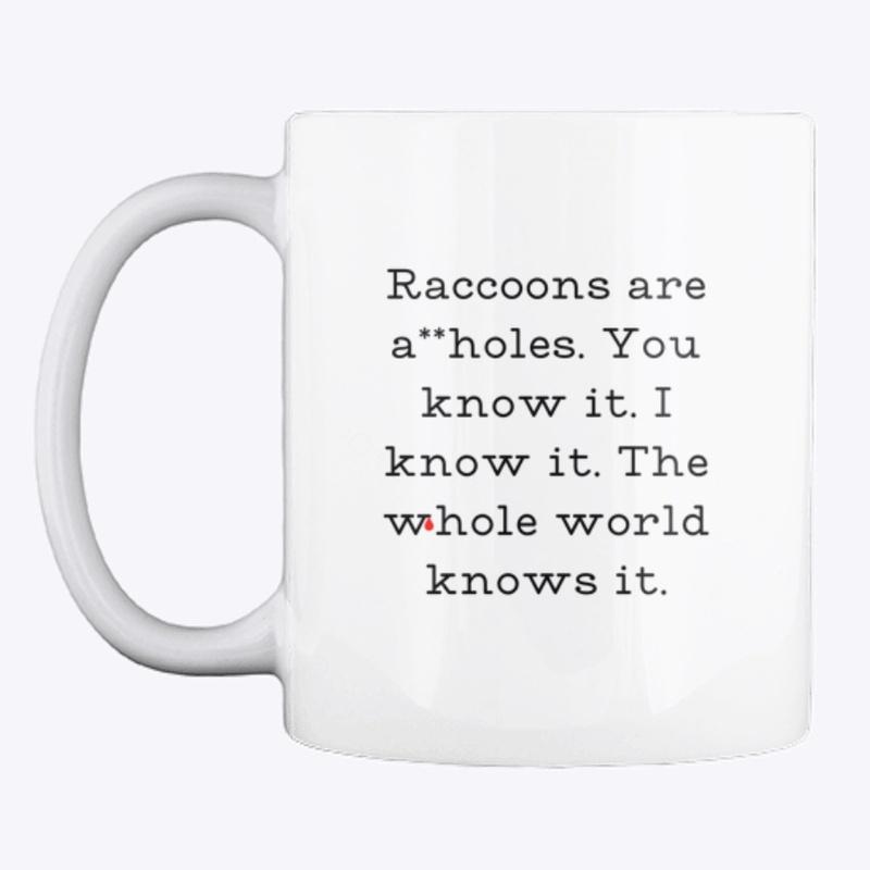 Raccoon mug - Tenzin